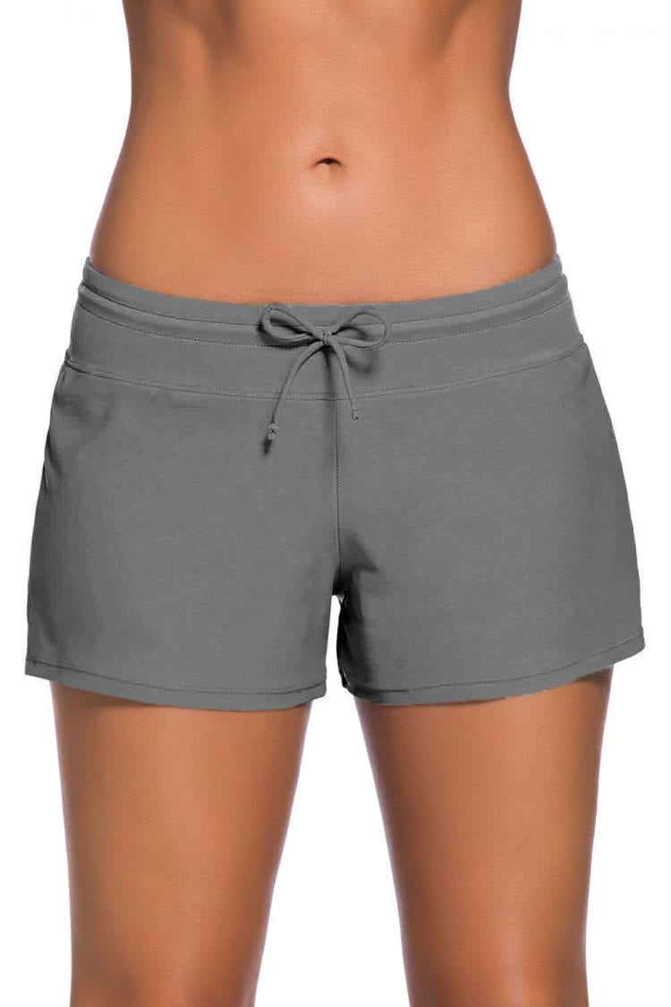 Agathe Women Swim Boardshort Black