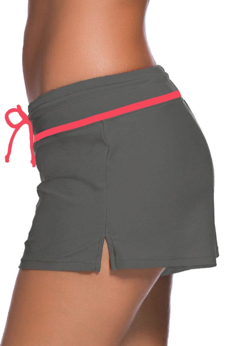 Agathe Women Swim Boardshort Black