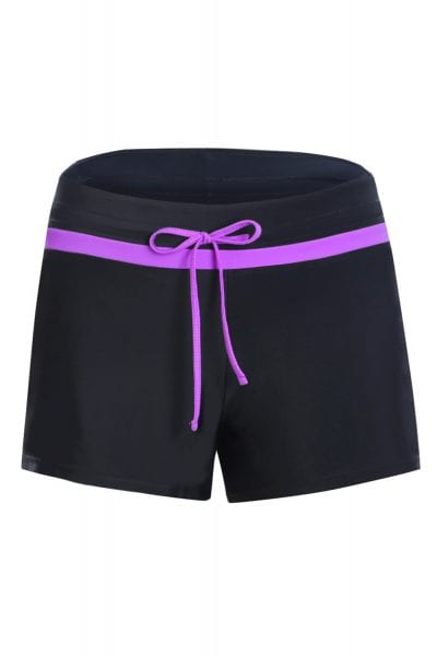 Agathe Women Swim Boardshort Black