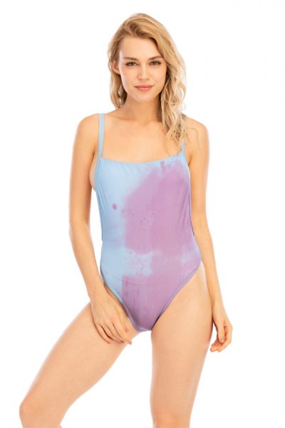 Anne Womens Color-Changing One-Piece Backless Swimsuit